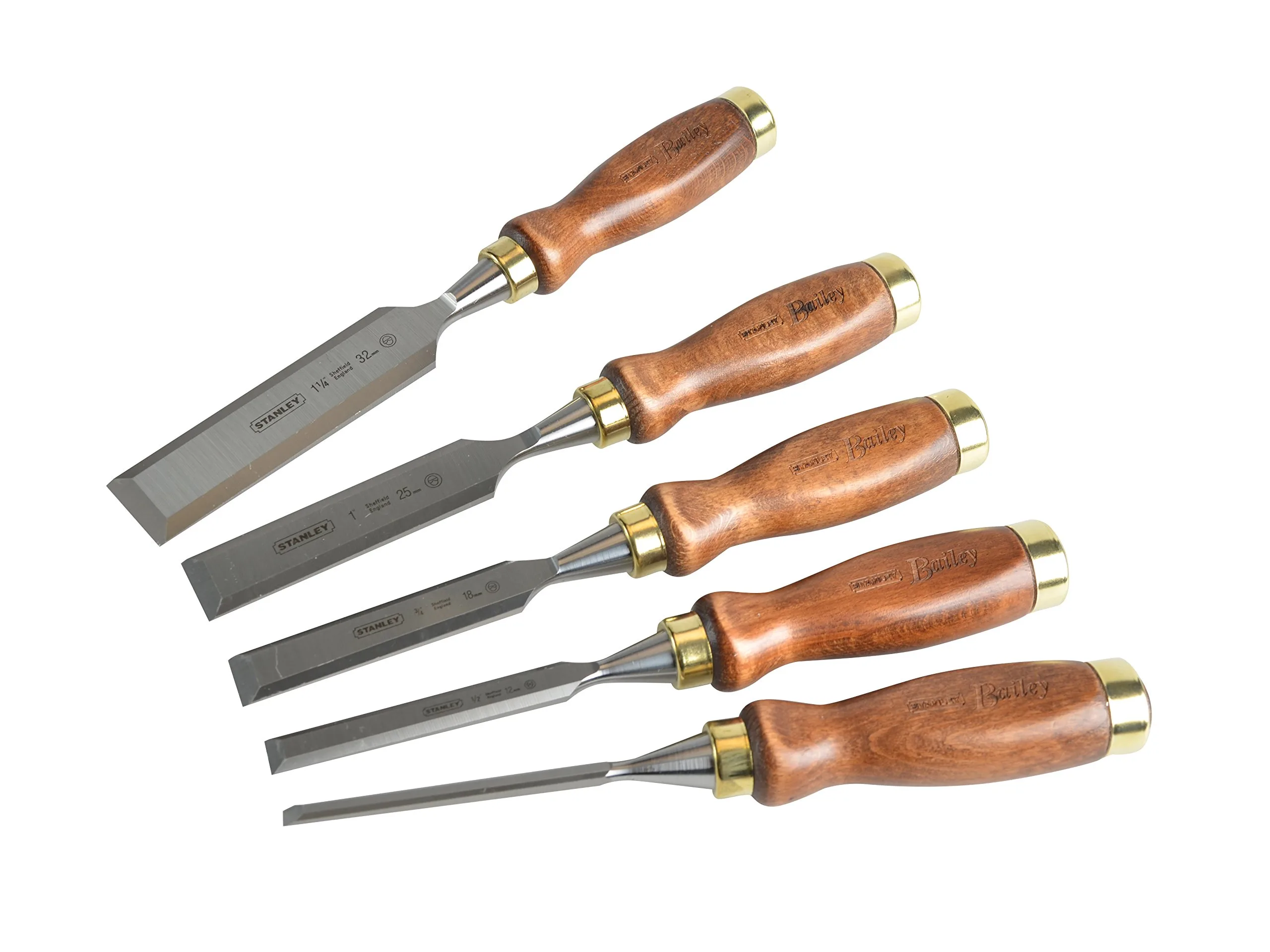 Buck Bros 4-Piece Butt Chisel Set with Pouch