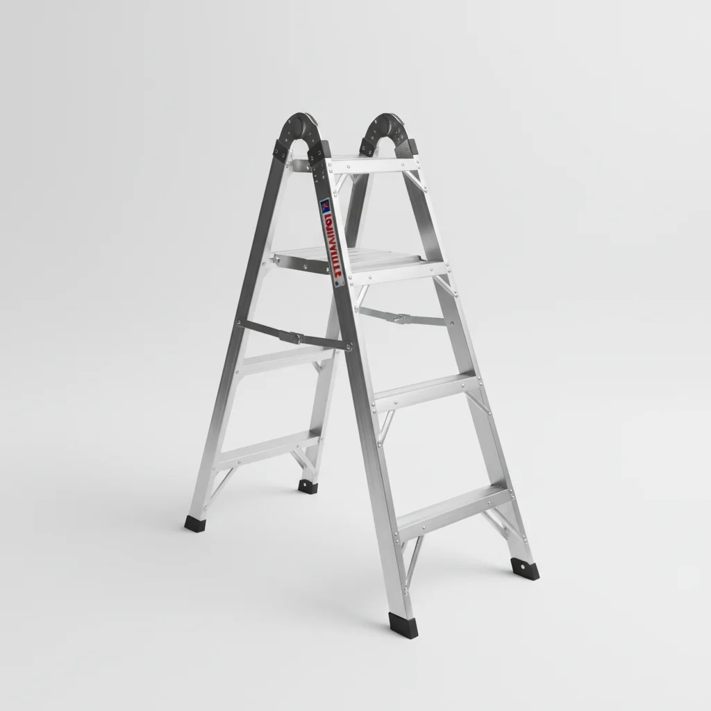 Louisville Ladder 8-Foot Aluminum Multi-Task Ladder