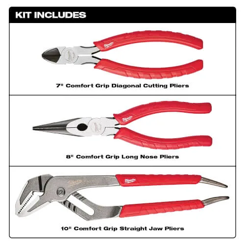 Milwaukee 48-22-7146 6-Piece Pliers Set