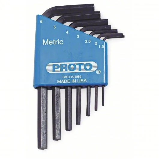 Proto J2630 10-Piece Hex Key Set Metric image 3